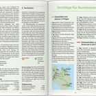 Vorschläge für Rundreisen. Osttouren (16 Tage, 24 Tage). Tasmanien. Zeitplanung: 6-7, 7-8, 7-12 Tage. Karte mit Orten.