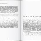 Kapitel 8: SCHLAFLOS AUF MARTINIQUE. Seitenzahlen 90 links, 91 rechts. Text beschreibt Erlebnisse auf einem Boot.