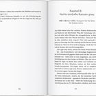 Links: Seite 100. Rechts: Kapitel 8: Nachts sind alle Katzen grau. Text über Gesundheit und persönliche Erlebnisse.