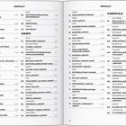 Zwei Listen von Bibliotheken nach Städten geordnet, unterteilt in "Paris", "Asien" und "Amerika". Seitenzahlen sind angegeben.