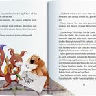 Text: Franz und Kalle planen, jemanden einzuholen. Illustration: Eine Ratte, ein Eichhörnchen mit Zeichenblatt, ein Meerschweinchen.