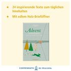24 inspirierende Texte zum täglichen Innehalten, mit edlem Holz-Brieföffner. Buch: "Advent auf leisen Spuren".