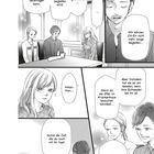 Comic-Stil Illustration mit sechs Sprechblasen. Charaktere sitzen an einem Tisch, emotionaler Ausdruck.