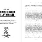 Kapitel 1: Der Moment, in dem die Luft wegblieb. Zitat: »Ich darf keine Schwäche zeigen«. Illustration: Figur im Schneidersitz.