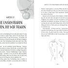 "Kapitel 17: Die unsichtbaren Lasten, die wir tragen." Darunter Illustration: eine Person von hinten mit Sternen am Rücken.
