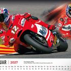 FEBRUAR 2027. Troy Bayliss (AUS), Ducati Marlboro Team 2004, Ducati Desmosedici 04. Ein Motorradfahrer in Aktion.
