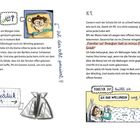 Texte: "Beweisstück #1", "Ist das echt passiert?", "Fenster zu! Draußen hat es minus fünfzehn Grad!" Illustration: Kind im Bett.