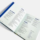 Zum Trinken, Kaltes, Warmes, Süßes, Erfrischung. Seiten eines Buches mit einem Inhaltsverzeichnis.