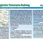 Tour 1 Bergischer Panorama-Radweg, 132,9 km. HM/km: 7,2 (956m). Start: Hattingen. Ziel: Olpe. Radweg: 79%. Schwierigkeit: mittel.