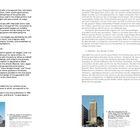 Seite zeigt zwei Fotografien von Gebäuden und Text über Druckverfahren, Didaktik und Nännis Werke. Links: Lagerhaus, rechts: Hochhaus.