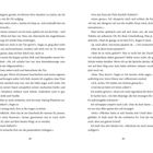 Seitenzahlen 34 und 35. Text über Gespräche mit Figuren, die Alltagsszenen und persönliche Interaktionen beschreiben.