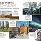 LIEBENSWERTES SCHWEDEN. Beschreibungen von Landschaften, Seen, Stockholm, Wandern, Nachhaltigkeit, Polarlicht und Rentieren.