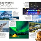 LIEBENSWERTES KANADA. Beschreibungen und Bilder von Kanadas Natur, Städten und Gastronomie, wie den Rockies und Polarlichtern.