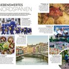 LIEBENSWERTES NORDSPANIEN. Texte beschreiben kulturelle Vielfalt, Städte, Seafood, Höhlenmalerei, Architektur und Jakobsweg.