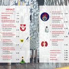 INHALT: Kapitelüberschriften mit Seitenzahlen, grafische Symbole, moderne Architektur im Hintergrund.