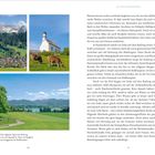 1. **Um den Forggensee**
2. Aussicht auf die Allgäuer Alpen bei Buching.
3. Kühe weiden vor der Kapelle St. Peter am Berghof.
4. Ruhepause am Forggensee bei Roßhaupten.