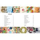 Inhalt, Einleitung 4, Werkzeuge & Materialien 6, Handarbeit mit Blütenblättern 86, Dankeswort 166, Impressum 168.
