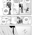 Ein Comic im Manga-Stil. Zwei Schüler reden im Klassenzimmer. Einer ist verwirrt über die Lebenssituation des anderen.