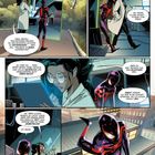 Comic: Spider-Man spricht mit einer Ärztin über VR-Therapiesitzungen. Er trainiert im Fitnessstudio und schwingt über eine Stadt.