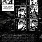 Text: "Forschungsinstitut an den Kegon-Fällen", "Teufelsbrigade", "Kusabi Momoura", "Story". Personen in Uniformen eingeblendet.