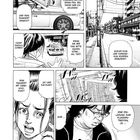 Ein Comic mit Dialogen über Morde und ein Klassentreffen. Personen winken Taxis und wirken gestresst.