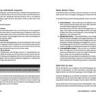 "So kannst du jede Übung individuell anpassen." "Setze deinen Fokus." "Jetzt bist du dran." Text über Anpassung und Fokus bei Übungen.