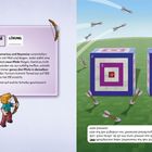 Challenge 12, Lösung. Tamarissa und Neyemias veranstalten ein Wettschießen mit Pfeil und Bogen. Illustration mit Zielscheiben.