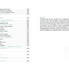 Inhaltsverzeichnis, Themen wie "Business" und "Stille", nummeriert bis 207. Disclaimer über Sichtbarkeit. Dezente Linien und Farben.