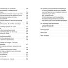 Zwei Spalten mit Inhaltsverzeichnis: Themen über Verhaltensweisen, Beziehungen, Konflikte und Vertrauen mit Seitenzahlen.