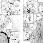 Textzitate im Bild: "und will Euch persönlich treffen.", "Er sagte, er sei ein Vagabund...", "Ist gut...", "Majestät... das ist er, der Bote."

Illustration: Historisch gekleidete Charaktere in einem graphischen Stil.