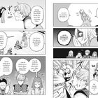 Ein Manga mit mehreren Panels. Charaktere diskutieren Kosten, die fälschlich auf die Prinzessin abgewälzt wurden. Emotionale Reaktionen.