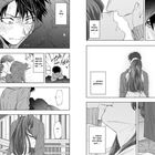 Die Texte zeigen emotionale Gedanken und Dialoge: "So lang...", "Es fühlte sich an...", "...als wäre die Zeit...". Manga-Stil.