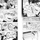Es handelt sich um eine Manga-Seite mit Dialogen, humorvollen Szenen, einer Spraydose "Joker Fresh" und einer Duschszene.