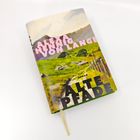Buchcover: "Alexa Hennig von Lange", "Roman", "Alte Pfade", "Dumont". Illustration einer ländlichen Landschaft mit Hügeln.