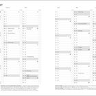 Jahresplaner 2027, Monate Januar bis Juni, Wochen, Feiertage, z.B. Neujahr, Valentinstag, Ostern, Pfingsten. Tabellenform.