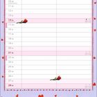 Kalender für Februar; Valentinstag am 14. Ein rosa Schwein tanzt, umgeben von roten Herzen.