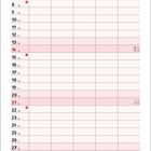 Kalender für Februar mit Comic-Schafen, die Herzen basteln. Feiertage: 8.2. Rosenmontag, 14.2. Valentinstag.