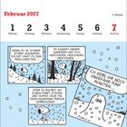 Februar 2027, Woche 5. Comic-Illustration mit einem Hund im Schneesturm, der über Suchen redet.