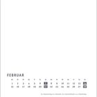 Kalender für Februar: Tage 1-28, Valentinstag am 14.2. Wichtige Tage markiert: Rosenmontag, Fastnacht, Aschermittwoch.