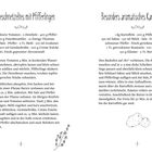 Links: "Putengeschnetzeltes mit Pfifferlingen", Rezept für Putenbrust mit Tomaten und Pilzen. Rechts: "Besonders aromatisches Kartoffelgratin", Rezept mit Sahne und Käse.