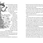 „Wetter sehr praktisch, das tragen hier in der Gegend so gut wie alle“, schnurrt Frau Geimen. Illustration einer Frau.