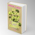 "Ein Riesenspaß für die ganze Familie" in gelber Schrift, Autor: Jennifer E. Smith. Abgebildet ist eine Pflanze.