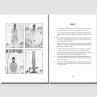 Eine Doppelseite mit Text zu Meditationstechniken, darunter Bilder von meditierenden Personen.