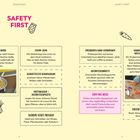 **SAFETY FIRST**

Pfannengriffe nach hinten. Stopplinie für Kinder markieren. Schnitthandschuhe. Trittmatte. Schere statt Messer.