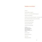 Überschrift: Inhaltsverzeichnis. Kapitel und Seitenzahlen sind aufgelistet, beginnend mit Vorwort auf Seite 5.