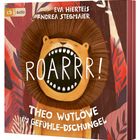 "RoaRRR! Theo Wutlöwe im Gefühle-Dschungel" steht auf einem bunten Cover mit einem brüllenden Löwen.