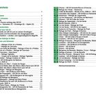 Inhaltsverzeichnis zeigt Wanderetappen auf Korsika mit Routen wie 1 Calenzana – Refuge d’Ortu di u Piobbu auf Seite 38.