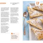 STREUSELECKEN. Zutaten für 24 Stück: Weizenmehl, Vanillezucker, Salz, Butter, Crème fraîche. Bild zeigt Streuselkuchenstücke.