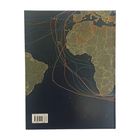 ISBN 978-3-7774-4696-6. Weltkarte mit bunten Linien, die maritime Routen darstellen. Links Südamerika, rechts Afrika.