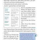 Ein Dialog mit einer Ratte und Katzen, ein Vokabelkasten und ein Infokasten über den Kölner Karneval sind zu sehen.